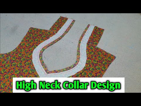 High Neck Collar Design Cutting and Stitching | Halter Neck Designs | Amina Boutique