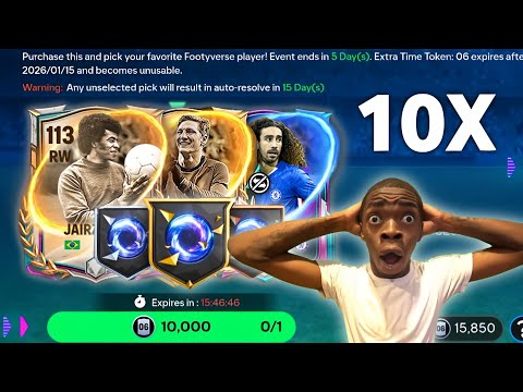 EA FC MOBILE 26 • New 110-113 Extra Time Pack Opening 10X #fcmobile #fifamobile 