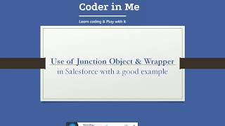Wrapper Class & Junction Object with good example Salesforce - CoderinMe