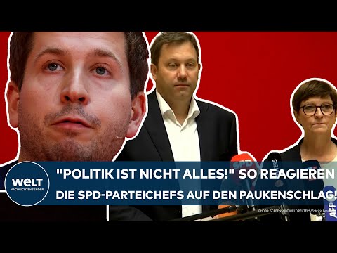 KEVIN KÜHNERT: "Politik ist nicht alles!" So reagieren die SPD-Parteichefs auf den Paukenschlag!