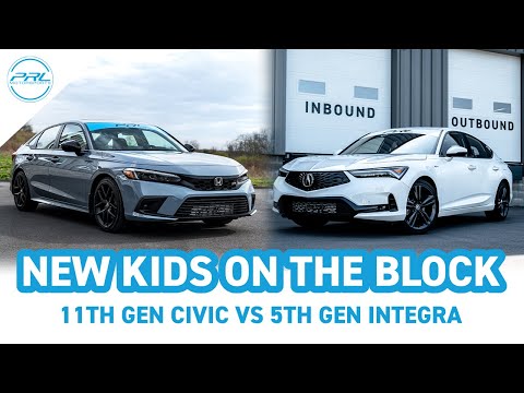 2022 Honda Civic Si vs 2023 Acura Integra - Drag & Roll Race