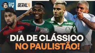 PALMEIRAS X SANTOS PELO PAULISTÃO! ARIAS NO PALMEIRAS? E MAIS DO MERCADO DA BOLA! | GERAL CAZÉTV