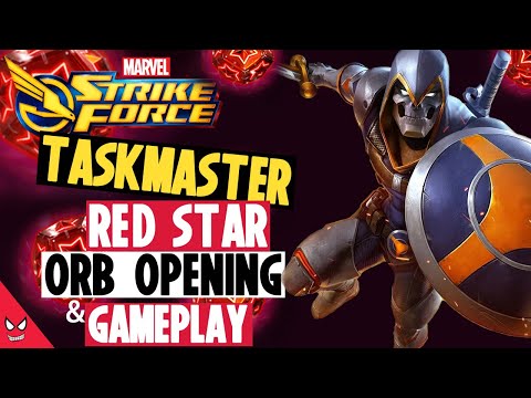 Taskmaster Red Star Orb Opening - Gameplay - Marvel Strike Force