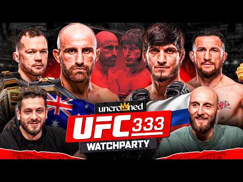 UFC 333 WATCH PARTY LIVE STREAM: Alex Volkanovski vs Movsar Evloev, Petr Yan vs Merab Dvalishvili