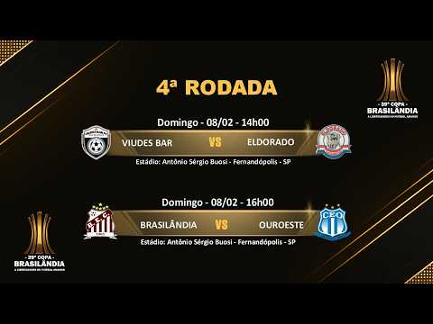 4ª RODADA - 39ª COPA BRASILÂNDIA 2026