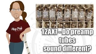 Video thumbnail for 12AX7 - Do different preamp tubes make a sonic difference? From Behringer to Mullard by Adam Steel