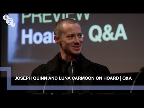 Thumbnail of the video: Joseph Quinn and Luna Carmoon on Hoard