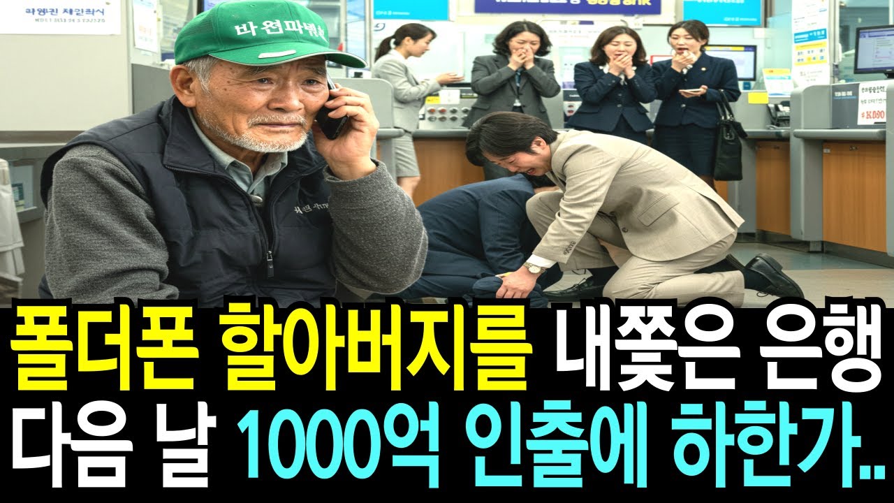 폴더폰 할아버지를 내쫓은 은행, 다음 날 지점장 무릎 꿇고 은행은 폐점되는데…ㅣ감동사연ㅣ오디오북ㅣ라디오사연