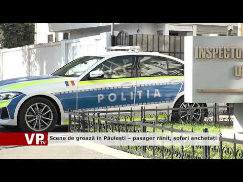 Scene de groază în Păulești – pasager rănit, șoferi anchetați