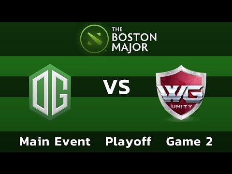 OG vs WarriorsGaming.Unity — Game 2 • Playoff Main Event — Boston Major