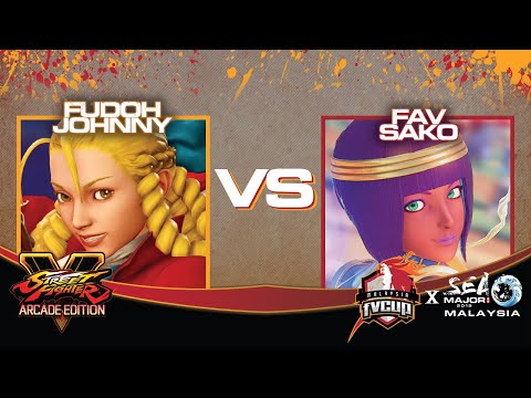 #FVXSEAM2019 #STREETFIGHTERV TOP 16 FAV SAKO vs FUDOH JOHNNY