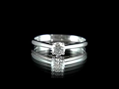Classic Diamond Solitaire Engagement Ring DR029