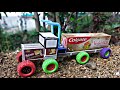How To Make Toothpaste Container Truck At Home Diy Toy Truck Desi Technical