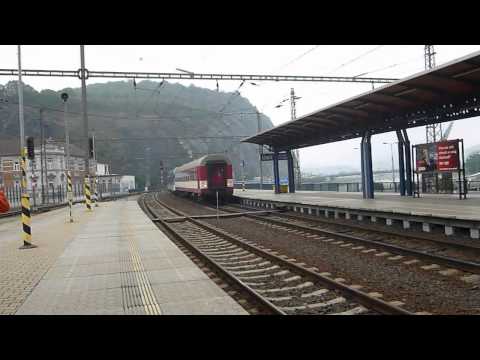 Odjezd vlaku R 1159 ze stanice Ústí nad Labem hl.n.
