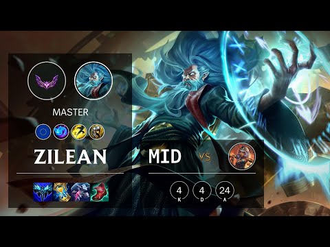 Zilean Mid vs Qiyana - EUW Master Patch 12.4