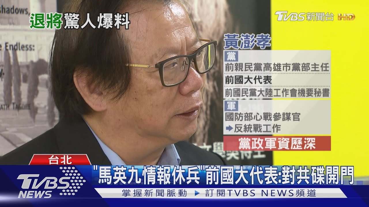 「台成共諜天堂」 前藍國大批馬:自廢武功