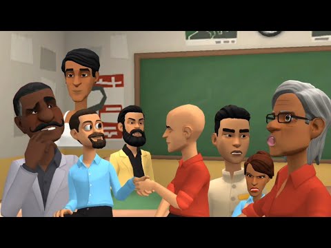 Funny School - Ep 70. Direktè a ap fè plan poul pran fanm lan nan men Sonel, e Sonel ap fè plan pal