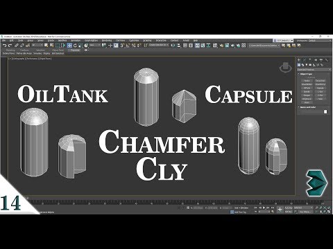 14 || CHAMFER CLY || OIL TENK || CAPSULE || 3DS MAX FULL MODELING TUTORIAL IN HINDI ||