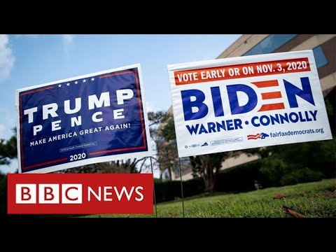 特朗普和拜登在大選日之前最後爭奪選票 - BBC News (Trump and Biden in final scramble for votes before election day - BBC News)