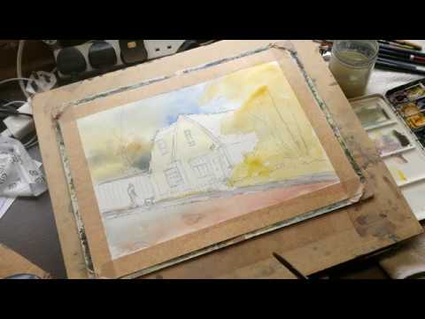 Thumbnail of How to paint a cottage using watercolour