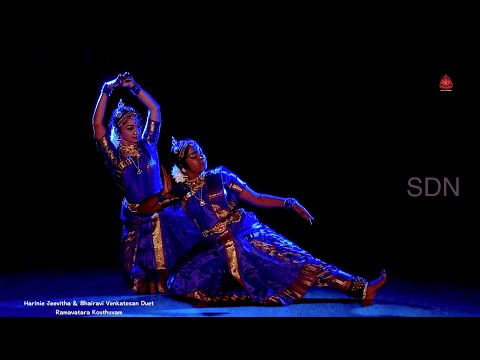 Harinie Jeevitha & Bhairavi Duet - "Ramavatara Kouthuvam"-Sridevi Nrithyalaya - Bharathanatyam Dance