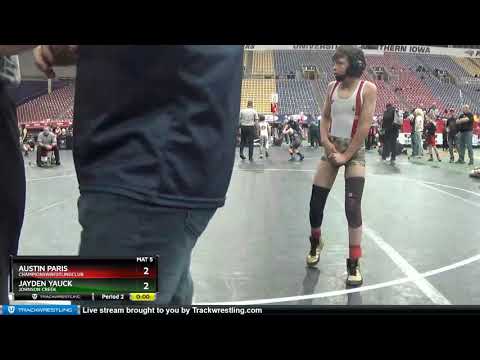 12U 74 Austin Paris Championswrestlingclub Vs Jayden Yauck Johnson Creek