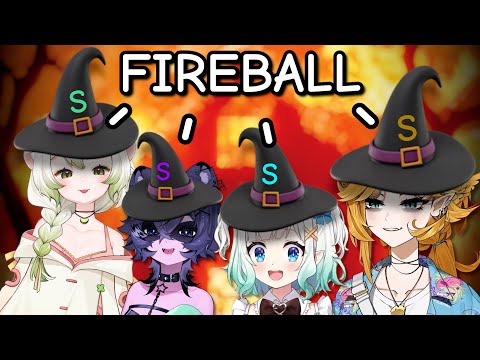 4 VTubers Scream FIREBALL and Things Explode