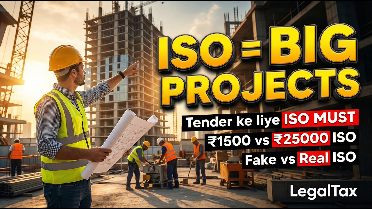 Construction Company ISO Certification Step by Step  LegalTax