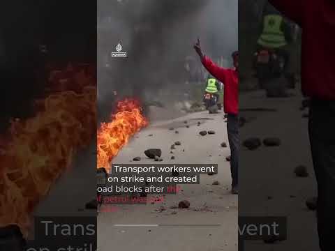 Video on protests in Kenya