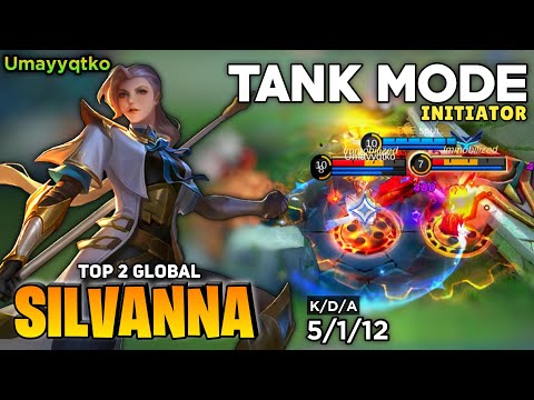 Silvana Tank Build! NonStop Roam & Gank [Top 2 Global Silvana] By Umayyqtko - Mobile Legend
