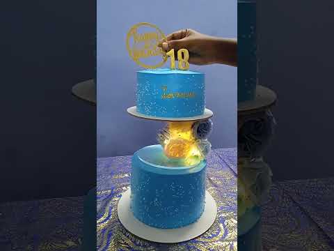 #spacercake #floatingcake #birthdaycake #pondicherry #tamil #trends #shorts #video