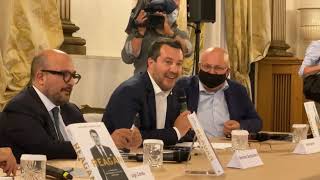 Salvini - In diretta da Roma con il direttore del TG2 Gennaro Sangiuliano (21.07.21)