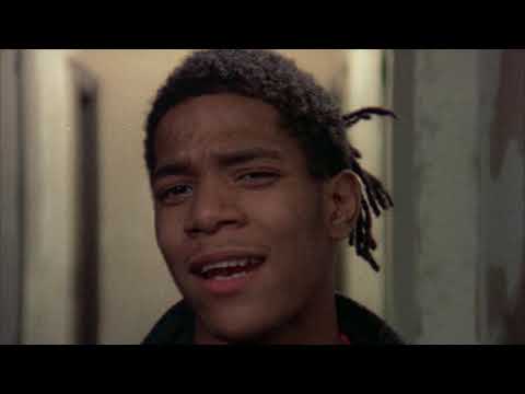 Trailer still for Downtown 81 showing Jean-Michel Basquiat in New York streets