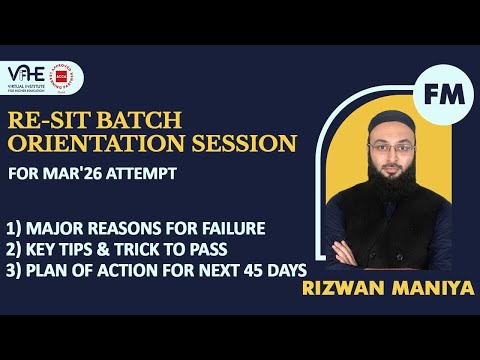 ACCA FM | Why Students Fail ACCA FM | Tips to Pass & 45-Day Plan | Re-sit Orientation March 2026