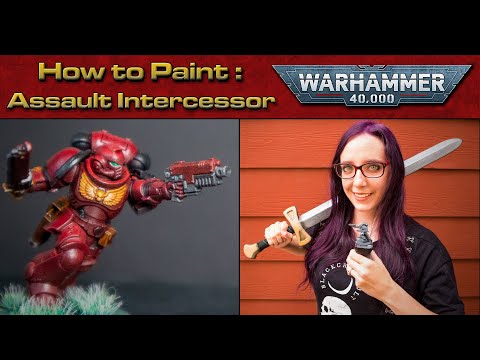 How to Paint : Assault Intercessor Space Marine | Warhammer 40k Indomitus | Mini Painting Tutorial