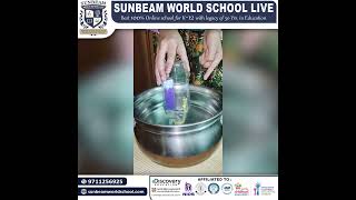 Sunbeam World School Students Conduct Science Experiment 🔬