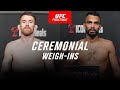 UFC Nashville: Ceremonial Weigh-In