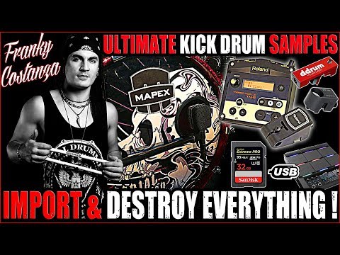 ULTIMATE ★ KICK DRUM ★ SAMPLES by FRANKY COSTANZA