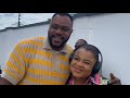 ODUNLADE GREETS OGA BELLO, BIMBO ADEMOYE, ADENIYI JOHNSON, FEMI ADEBAYO, OTHERS AT FILM LOCATION