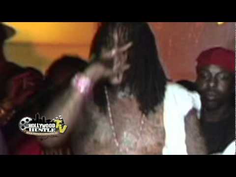 Waka Jumps in Crowd memorial Day Weekend in Miami