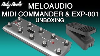 Video thumbnail for Meloaudio MIDI Commander & EXP-001 - Unboxing by Roby Rocks