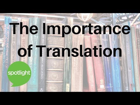 The Importance of Translation | practice English with Spotlight