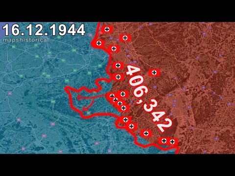 Battle of the Bulge in 1 minute using Google Earth