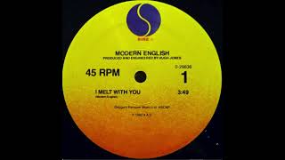 Modern English - I Melt With You (1982)