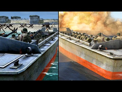 US Army Invades EVERY D-DAY Beach Defense!- Men of War: Gates of Hell Mod Battle Simulator