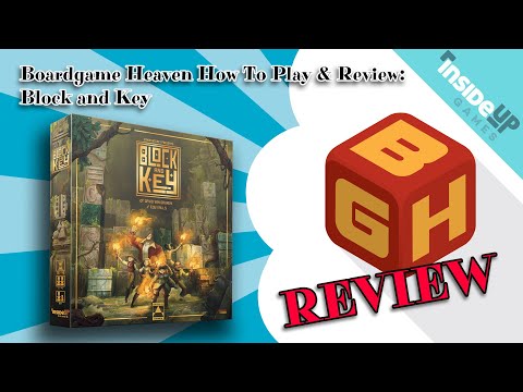 Board Game Heaven How To Play & Review 179: Block and Key (Inside Up Games)