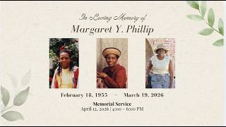 Celebration of Life for Margaret Phillip