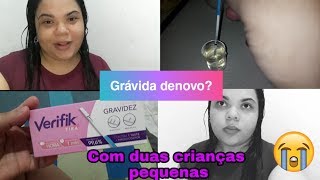 Fazendo teste de gravidez !