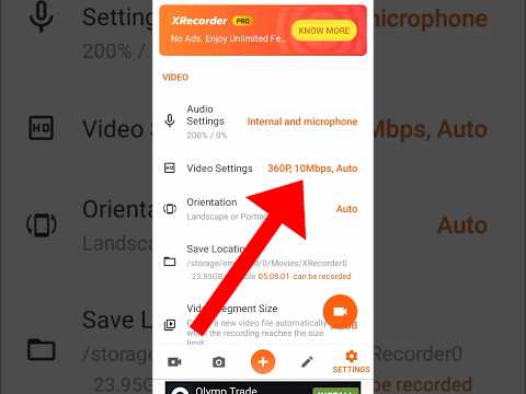How to X recorder video | High quality settings change X recorder setting
