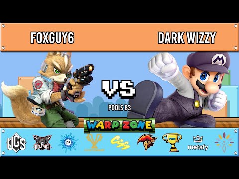 Warpzone  -  Pools B3  -  Foxguy6(Fox) Vs. Dark Wizzy(Mario)